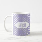 Kosmischer Lavendel/lila Kaffeetasse (Links)
