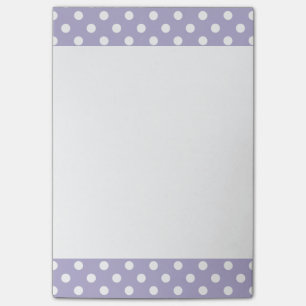 Kosmischer Lavendel/lila Polkapunkte Post-it Klebezettel