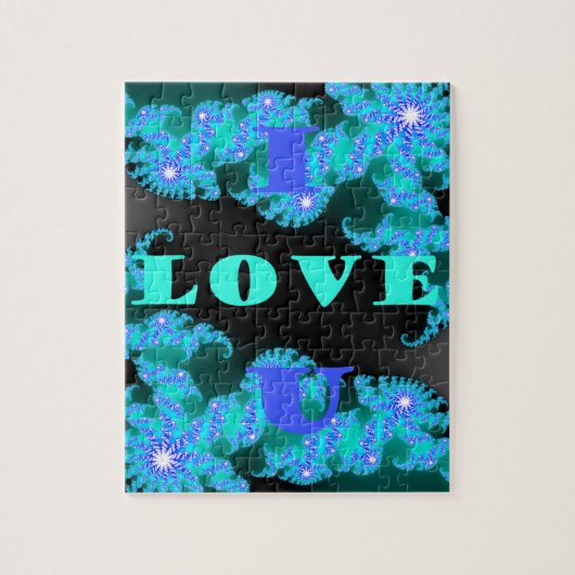 Kosmischer Liebe-Elemente-Kunstprint Puzzle (Vertikal)