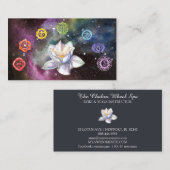*~* Kosmischer Lotus Celestial Chakra Symbole Kosm Visitenkarte (Vorne/Hinten)