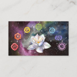 *~* Kosmischer Lotus Celestial Chakra Symbole Kosm Visitenkarte
