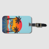 Kosmischer Mandala Gepäckanhänger (Vorderseite (Horizontal))