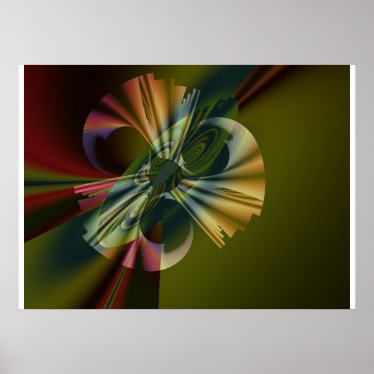 Kosmischer Mandela 2 Poster (Vorne)