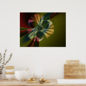 Kosmischer Mandela 2 Poster (Küche)