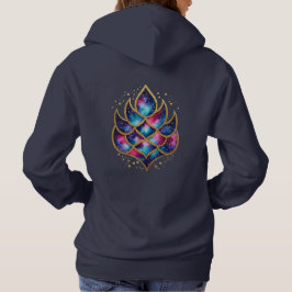 Kosmischer Mermaid-Schwanz Hoodie