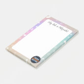 Kosmischer Mitzvot Post-it Klebezettel (angewinkelt)