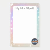 Kosmischer Mitzvot Post-it Klebezettel (Vorderseite)