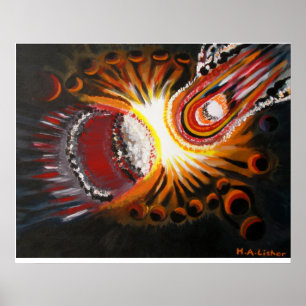 Kosmischer Moment Poster