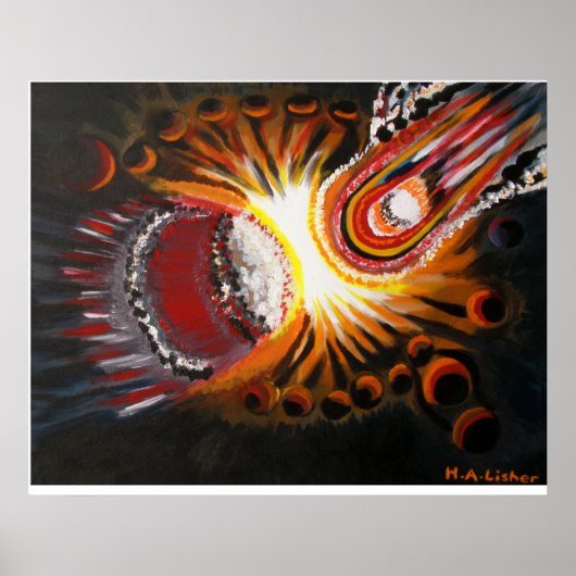 kosmischer Moment Poster (Vorne)