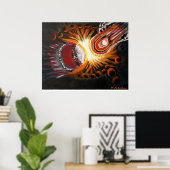kosmischer Moment Poster (Heimbüro)