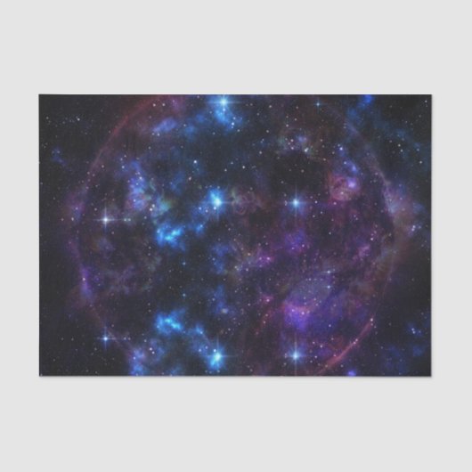 Kosmischer Mond (Design 9 der Lila Serie) Seidenpapier (Vorderseite)