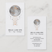 *~* kosmischer Mond-MonduniversumShaman Visitenkarte (Vorne/Hinten)
