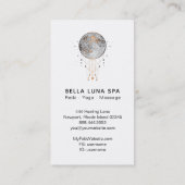 *~* kosmischer Mond-MonduniversumShaman Visitenkarte (Rückseite)