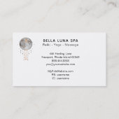 *~* kosmischer Mond-Universummondshaman Visitenkarte (Rückseite)