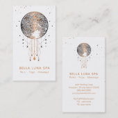 *~* Kosmischer Mondfisch Universum Shaman Visitenkarte (Vorne/Hinten)