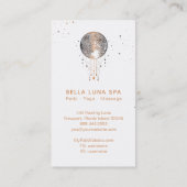 *~* Kosmischer Mondfisch Universum Shaman Visitenkarte (Rückseite)