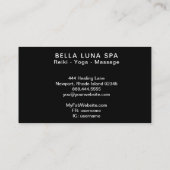 *~* Kosmischer Mondphasen Universe Lunar Shaman St Visitenkarte (Rückseite)