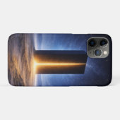 Kosmischer Monolith – Licht jenseits der Leere Case-Mate iPhone Hülle (Rückseite (Horizontal))