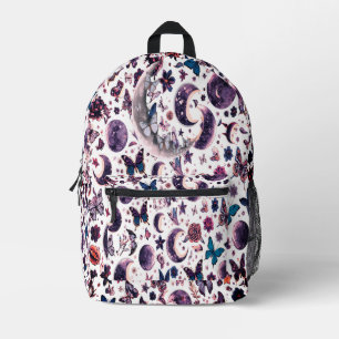 Kosmischer Moon-Rucksack Stilvolle Mondtasche Bedruckter Rucksack