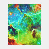 Kosmischer Nebel Fleecedecke (Vorderseite)