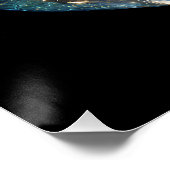 Kosmischer Nebel Koi Poster (Ecke)