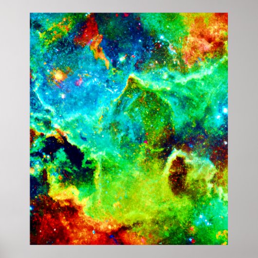 Kosmischer Nebel Poster (Vorne)