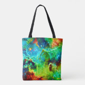 Kosmischer Nebel Tasche (Rückseite)