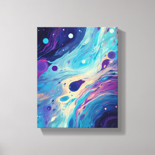Kosmischer Nebelwirbel Leinwanddruck