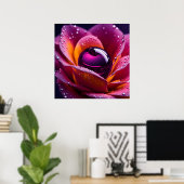 Kosmischer Nektar Poster (Heimbüro)