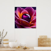 Kosmischer Nektar Poster (Küche)