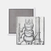 Kosmischer Ofen Magnet (Vorderseite/Rückseite)