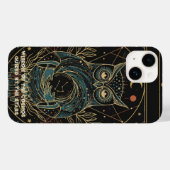 Kosmischer Orakel-Owl • Mystisch Himmlisch  Case-Mate iPhone Hülle (Rückseite (Horizontal))