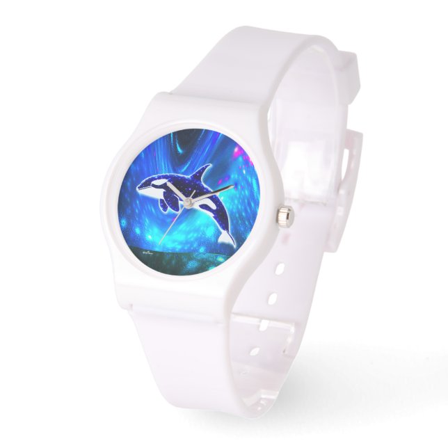 Kosmischer Orca Armbanduhr (Winkel)