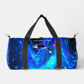 Kosmischer Orca Duffle Bag (Vorderseite)