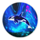 Kosmischer Orca Keramikknauf (Vorderseite)