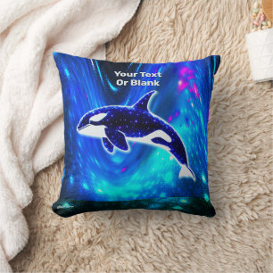 Kosmischer Orca Kissen