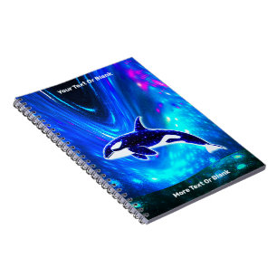 Kosmischer Orca Notizblock