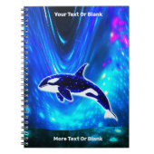 Kosmischer Orca Notizblock (Vorderseite)