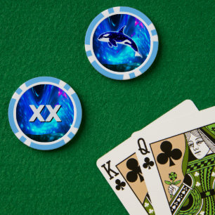 Kosmischer Orca Pokerchips