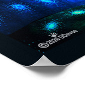 Kosmischer Orca Poster (Ecke)