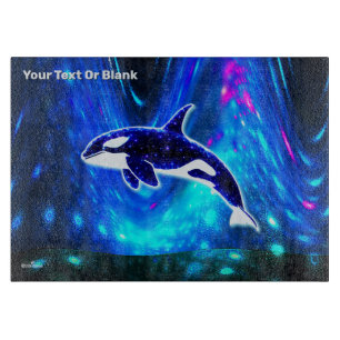 Kosmischer Orca Schneidebrett