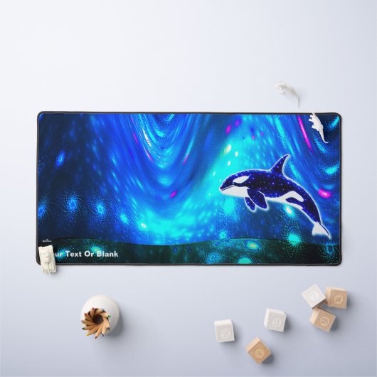 Kosmischer Orca Schreibtischunterlage (Kindertisch)