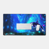 Kosmischer Orca Schreibtischunterlage (Tastatur & Maus)