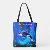 Kosmischer Orca Tasche (Rückseite)