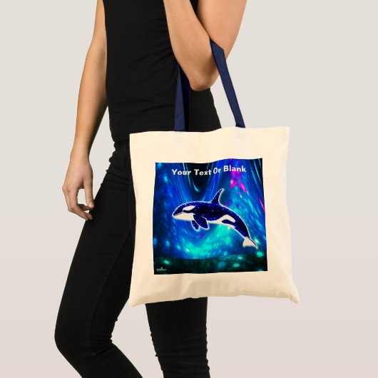 Kosmischer Orca Tragetasche (Vorderseite (Produkt))