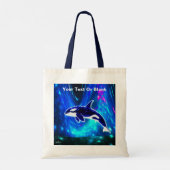 Kosmischer Orca Tragetasche (Rückseite)