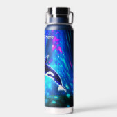 Kosmischer Orca Trinkflasche (Rückseite)