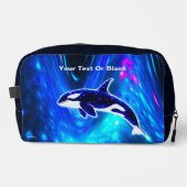 Kosmischer Orca Waschbeutel (Vorderseite)