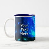 Kosmischer Orca Zweifarbige Tasse (Links)