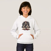 Kosmischer Panda: Kill vor dem Kampf Hoodie (Vorne ganz)